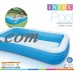 Intex Inflatable Swim Center Family Lounge Pool, 120" x 72" x 22"   556554004